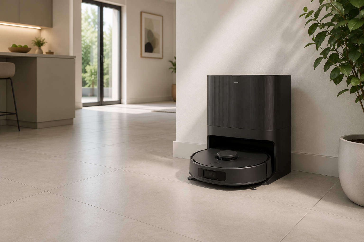 Saugroboter mit Absaugstation entdecken