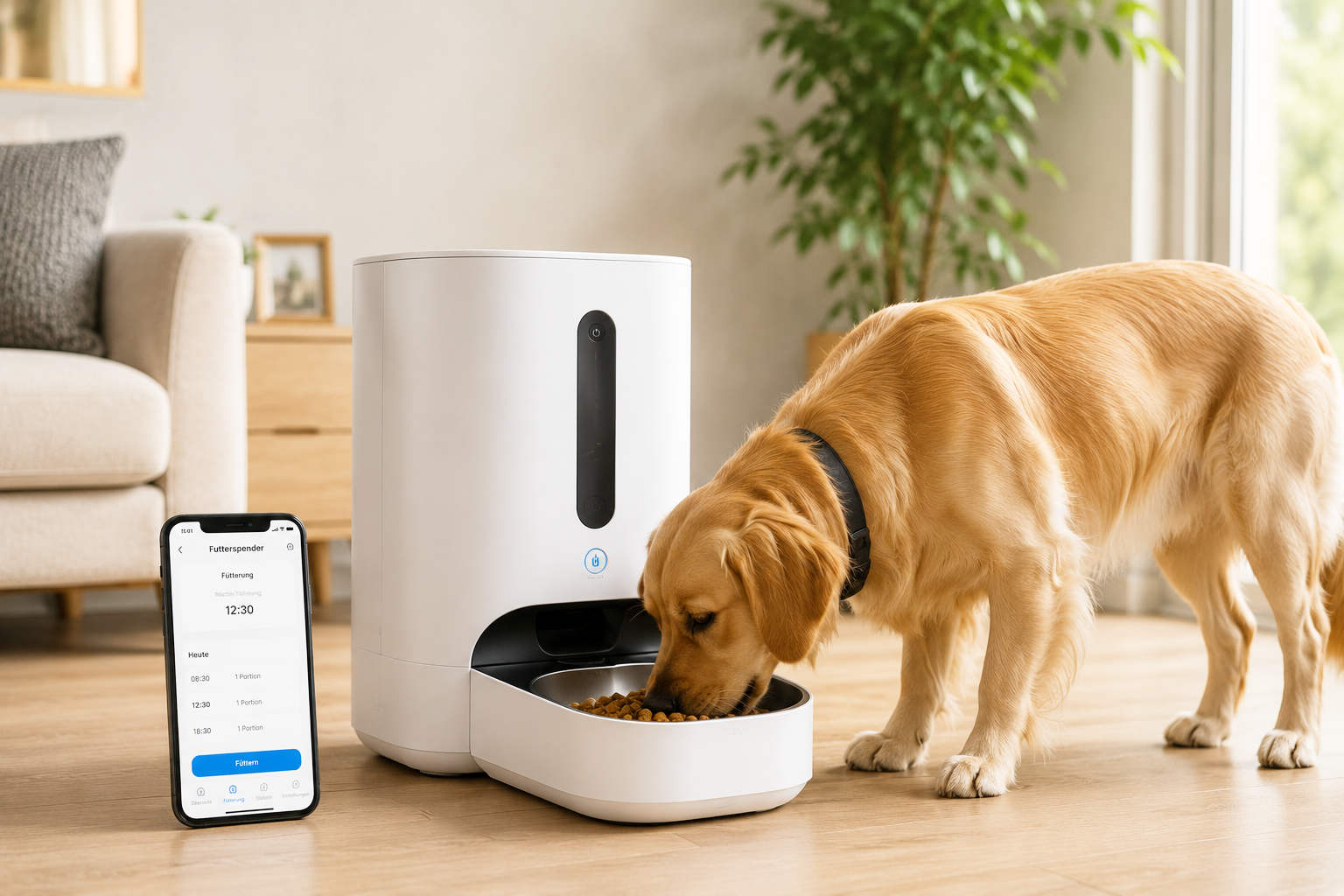 Automatischer Futterautomat für Hunde