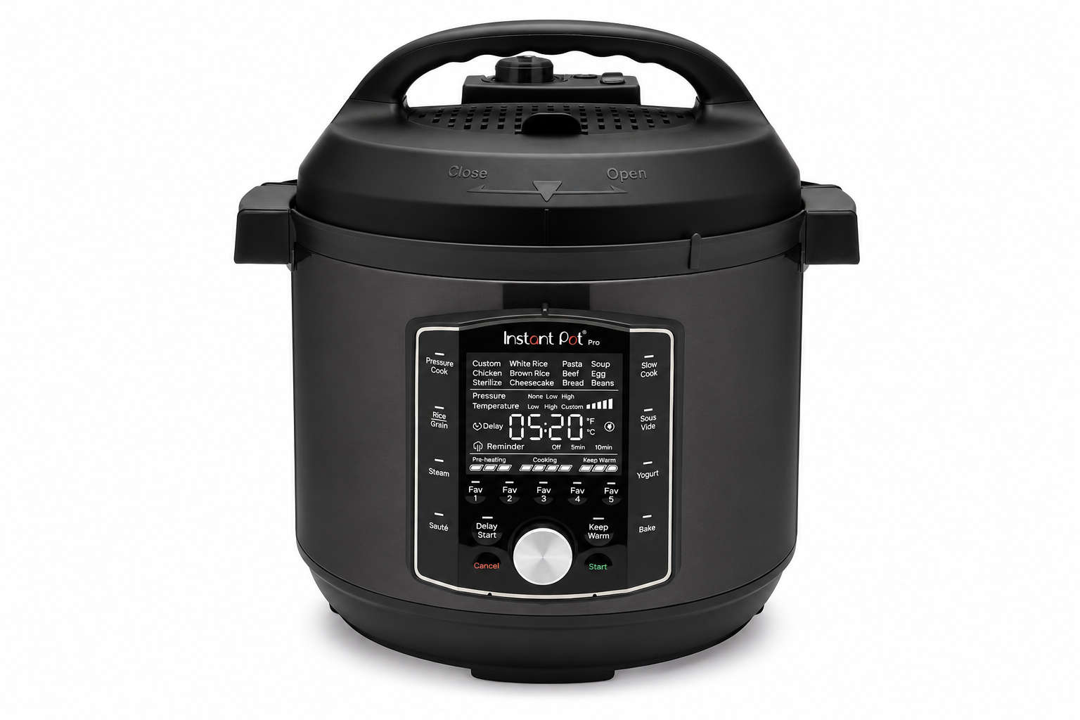 Instant Pot Pro Multikocher in Schwarz