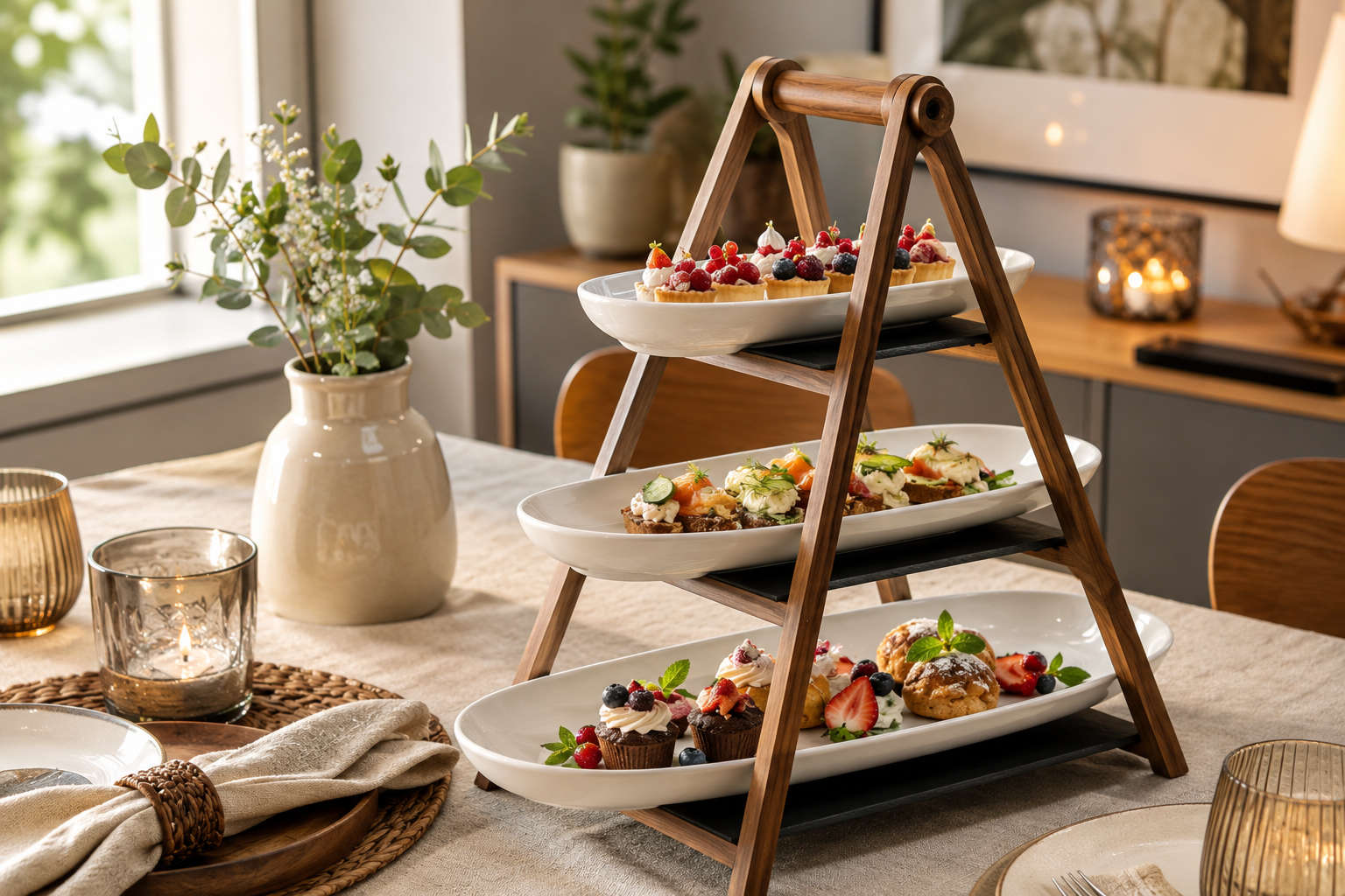 Etagere mit Fingerfood