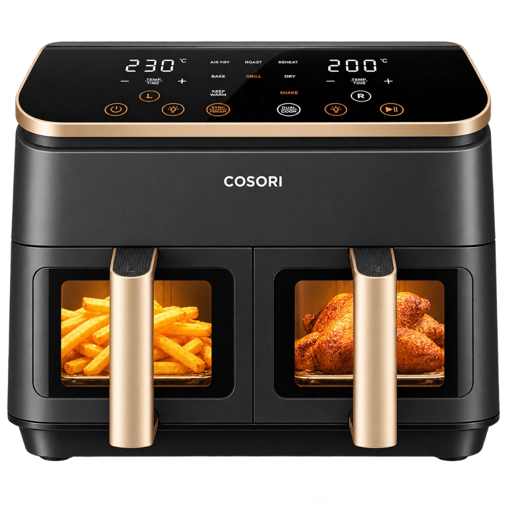 Cosori Dual-Zone-Heißluftfritteuse CAF-R903-AEU