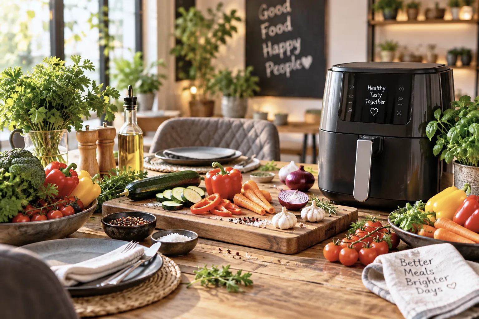 Airfryer Garkorb richtig befüllen