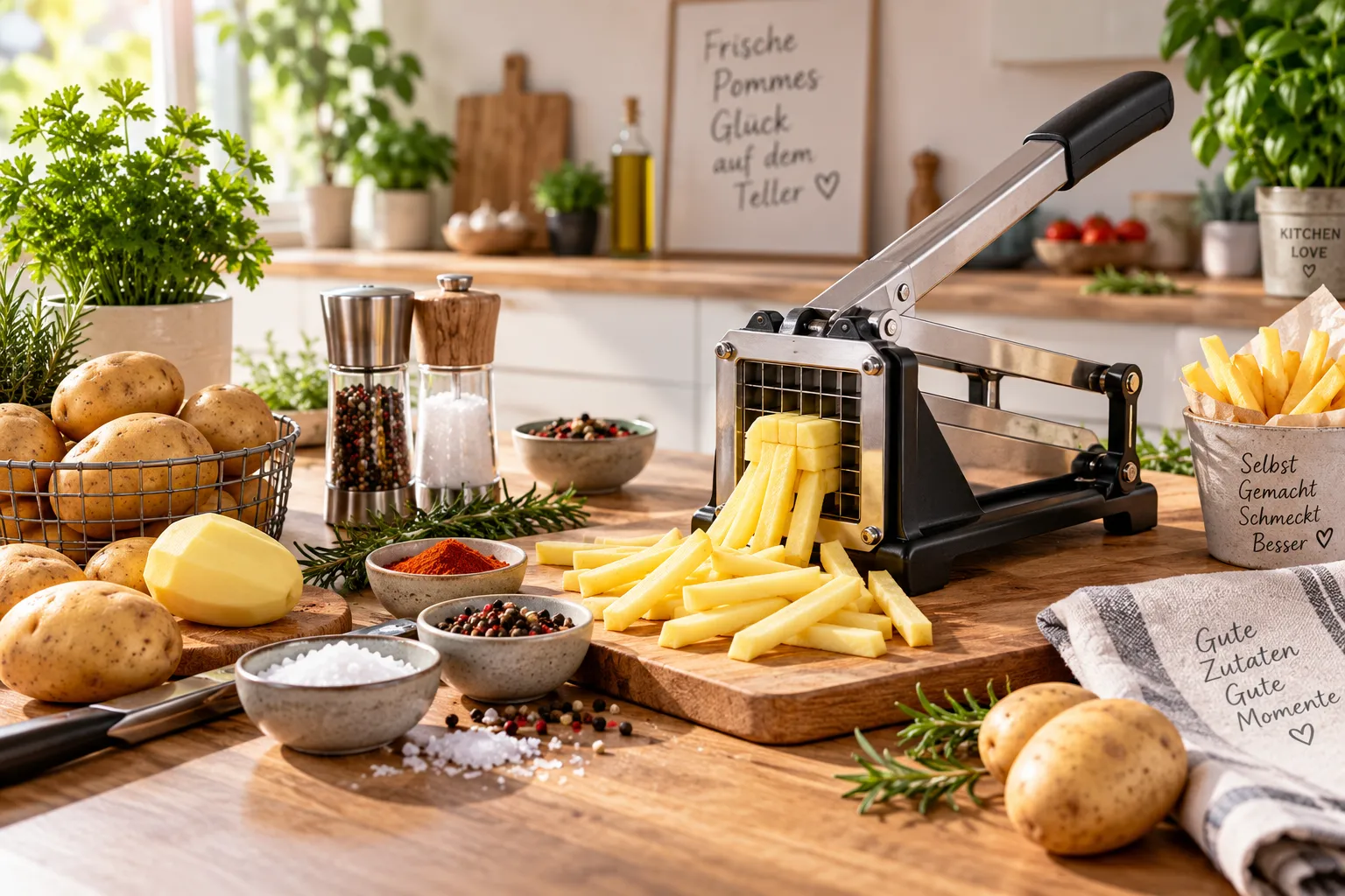 Airfryer Temperatur und Garzeit einstellen